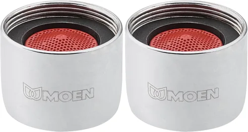 Vista 4 de Moen 3924 Collection - Aireador de rosca hembra de 2.2 GPM, 0.1, cromado
