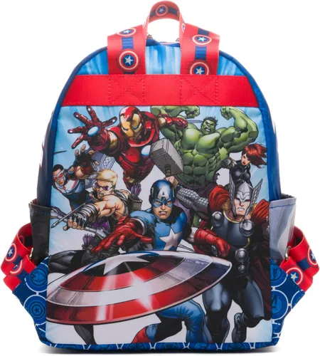 Vista 5 de Wondapop Marvel Avengers Captain America - Mochila de nailon de lujo de 13 pulgadas