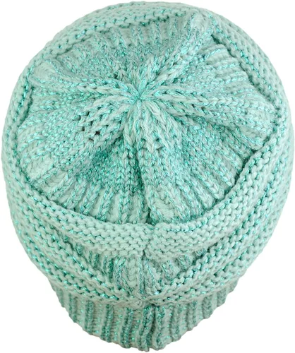 Vista 172 de C.C Trendy Warm Chunky Soft Stretch Cable Knit Beanie