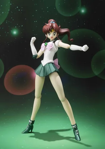 Vista 3 de Tamashii Nations Bandai S.H. Figuarts Sailor Jupiter Sailor Moon Figura de acción