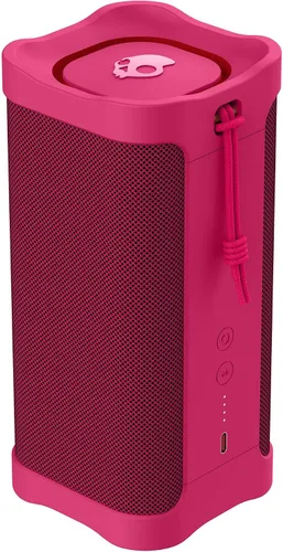 Vista 10 de Lifeworks Skullcandy Terrain XL - Altavoz Bluetooth inalámbrico IPX7 impermeable, batería de 18 horas, muñequera de nailon, estéreo inalámbrico