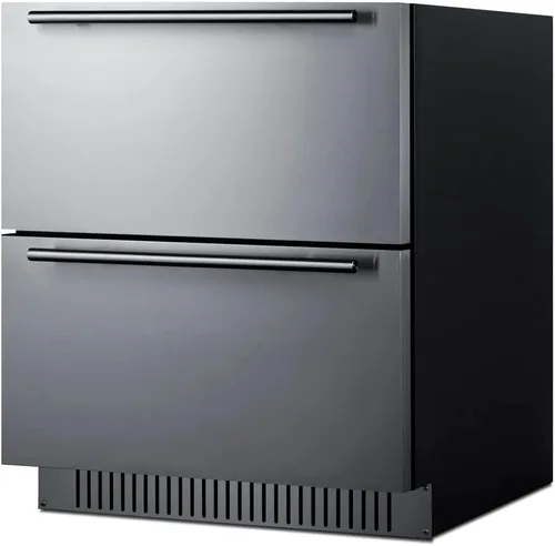 Vista 9 de Summit SPR275OS2DADA - Refrigerador al aire libre con dos cajones de acero