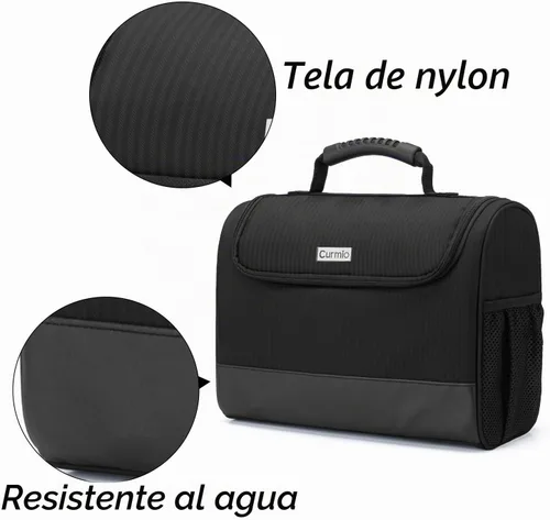 Vista 3 de CURMIO Bartender Kits Bag, estuche de viaje portátil para juego de Negro