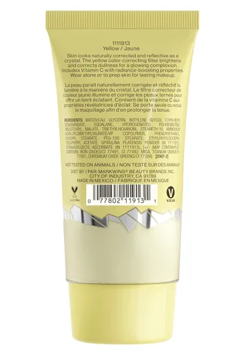 Vista 7 de wet n wild Prime Focus Glass Skin Correct Primer, acabado de cristal brillante, amarillo