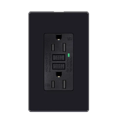 Vista 19 de 15 Amp GFCI Outlet with USB C Ports & USB-A, 1PCS 24W Self-Testing GFCI USB Combo with LED Indicator, Tamper Resistant for Kitchen & Bathroom