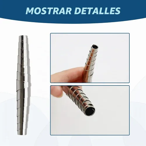 Vista 3 de 10 muelles de repuesto de 3.14 pulgadas para tijeras de podar de jardín, muelle de repuesto de acero inoxidable