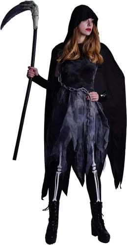 Vista 2 de Disfraz de Halloween Reaper para mujer