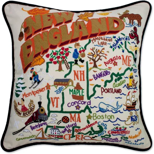 Vista 10 de Catstudio Portland (Oregon) - Almohada decorativa bordada