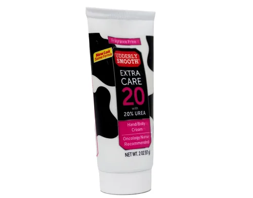 Vista 3 de Udderly Smooth Manos y cuerpo, cuidado extra 20 crema 2 oz