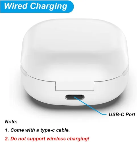 Vista 6 de Funda de carga con cable, para Galaxy Buds Live R180 carga rápida auriculares cargador cargador Dock