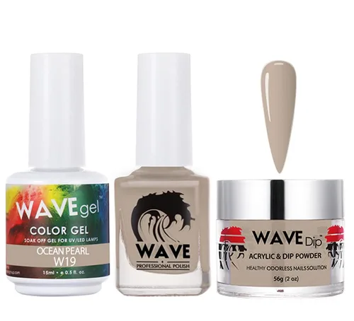 Vista 192 de WAVEGEL - Juego de gel de remojo, laca de uñas y polvo acrílico a juego - Colección Simplicity - #P109 Blizzard