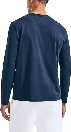 Vista 3 de Nautica Camiseta de manga larga con logotipo de clase J para hombre