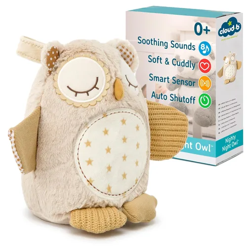 Vista 10 de Cloud b Máquina de sonido con ruido blanco y sonidos relajantes Animal de peluche tierno Configuraciones ajustables y apagado automático