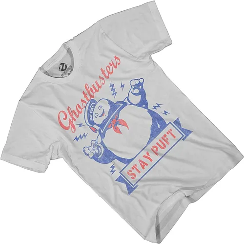 Vista 4 de Ghostbusters Mens Stay Puft Shirt Stay Puft Logo Tee Shirt Graphic T-Shirt