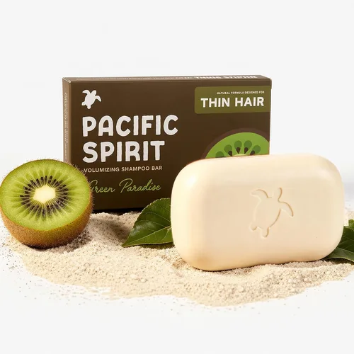 Vista 9 de Barra de champú para cabello dañado, teñido y normal, más de 100 lavados, arcilla blanca, vegano