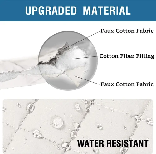 Vista 6 de MIFXIN Funda reversible para sofá, impermeable, antideslizante, lavable, con correa elástica, protector de muebles para mascotas, perros y niños