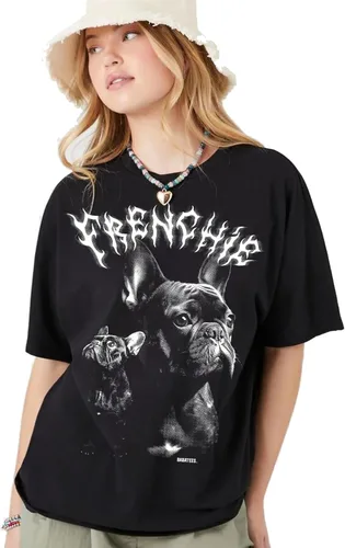 Vista 3 de Camiseta de metal pesado para amantes de los perros, dueños de perros, divertidas camisetas gráficas para perros y madres para hombres y mujeres