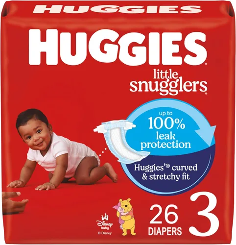 Vista 42 de Huggies Little Snugglers - Pañal para bebé, talla 1, 8 a 14 libras, 34717, 20