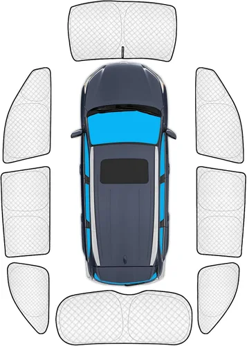 Vista 105 de KMF 6 piezas de parasoles gruesos para Mazda 3 Hatchback (No Sedán) 2014-2018 Accesorios, parasoles completos para parabrisas y ventanas de coche