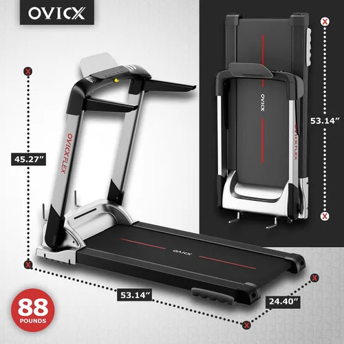 Vista 3 de OVICX Cinta de correr plegable para apartamento en casa