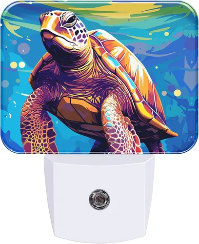 Vista 11 de Luz nocturna con luces vívidas de pared LED enchufable con sensor inteligente del anochecer al amanecer, para dormitorio, sala de estar, pasillo