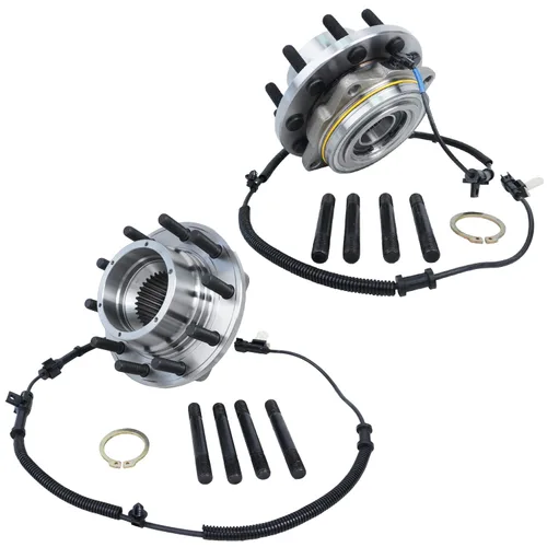 Vista 32 de Detroit Axle - 2 rodamientos de rueda delanteros para Ford Contour Mercury Cougar Mystique Volvo S40 V40, trasero para Escape Mariner Mazda Tribute