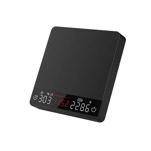 Vista 10 de Báscula de café con sincronización automática, báscula de espresso recargable con temporizador, relaciones y pantalla de caudal, 3 modos, grado