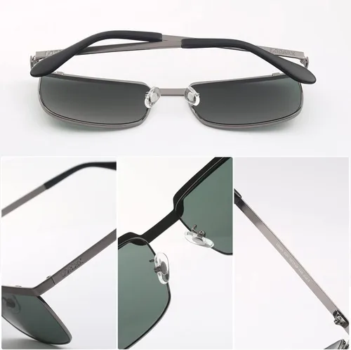 Vista 4 de LORSEX Metal Mens Sunglasses UV400 Protection Driving Fishing Golf Retro Sunglasses for Men