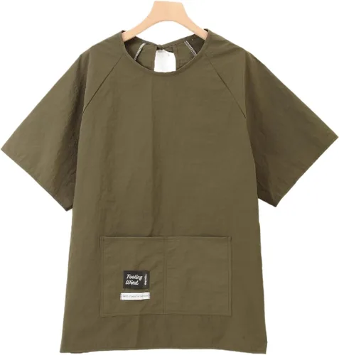 Vista 6 de Chef Apron-Cross Back Apron for Men Women with Adjustable Straps and Large Pockets,Canvas