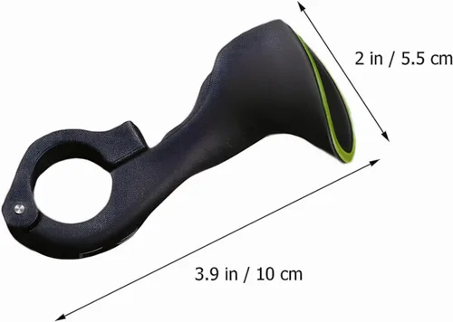 Vista 5 de Toddmomy Agarres fluorescentes para manillar de bicicleta, 1 par ergonómico, extremos de barra de bicicleta de montaña, extensores de manillar