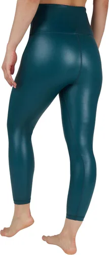 Vista 21 de 90 Degree By Reflex Leggings de cintura alta con forro polar de piel sintética de alto brillo y elástico