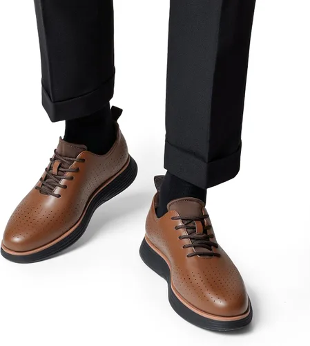 Vista 6 de Bruno Marc MaxFlex III - Tenis de vestir para hombre, estilo Oxford, clásicos, casuales