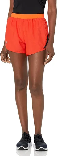 Vista 34 de Under Armour Women's Fly by 2.0 Running Shorts (027) negro / azul glaciar / reflectante