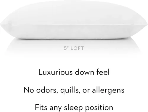 Vista 3 de Z - Almohada de cama de microfibra gelificada, tamaño Queen