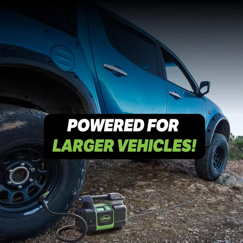 Vista 6 de Slime 40063 Inflador de Neumáticos, Compresor de Aire Portátil para Coche, SUV, 4x4, Elite de Servicio Pesado, Apagado Automático al Inflar