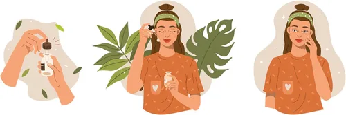 Vista 5 de Juego completo de esencias florales hawaianas - 9 botellas en total