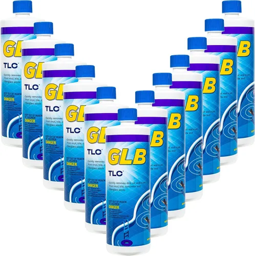Vista 2 de GLB Pool and Spa Products 71028 Limpiador de agua para piscinas TLC de 1 cuarto de galón