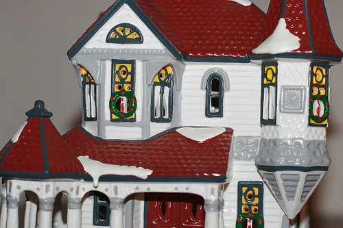 Vista 3 de Dept 56 La reina original del pueblo de las nieves Anne Victorian