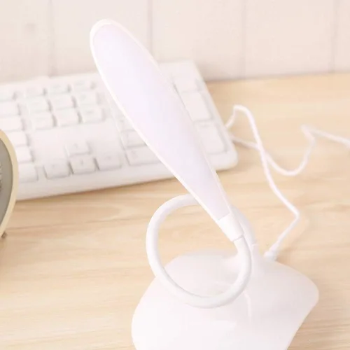 Vista 8 de Lámpara LED de mesa, portátil, con protección ocular, con cuello de cisne flexible, luces de escritorio pequeñas para dormitorio, estudio, oficina