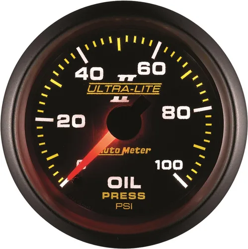 Vista 4 de Auto Meter 4921 Ultra-Lite II Manómetro de aceite 2.3125 pulgadas