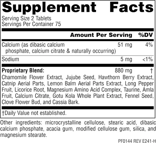 Vista 5 de Planetary Herbals Calma niño, 440 mg - 150 Tabletas