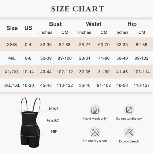Vista 6 de Lover-Beauty Butt Lifting Shapewear Removable Straps Open Bust Tummy Control Body Shaper