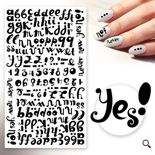 Vista 18 de Adhesivos para uñas (5 hojas) FLONZNAIL Just Watercolors Dots