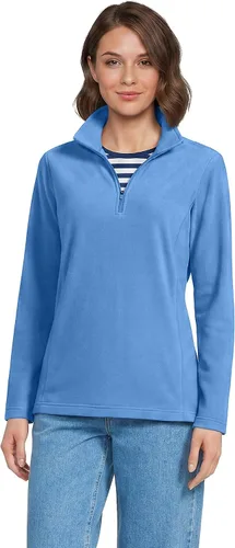 Vista 10 de Lands' End - Sudadera de vellón con cremallera de un cuarto, para todo tipo de clima Camello claro/marrón jengibre rico