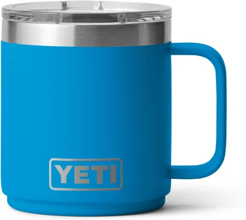 Vista 14 de YETI Rambler - Taza apilable de 10 onzas, aislada al vacío, acero inoxidable con tapa MagSlider, acero inoxidable
