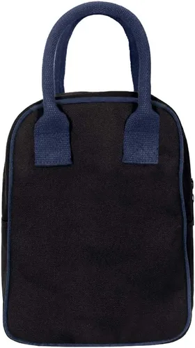 Vista 7 de Eco Right - Bolsa de almuerzo aislada para mujer, lonchera de trabajo para hombres, adultos 2-Negro liso