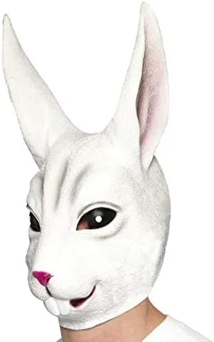 Vista 2 de Smiffys Rabbit Mask Size One