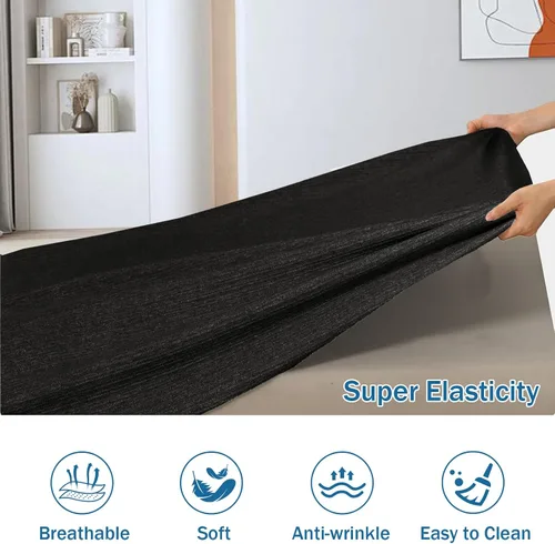 Vista 4 de Fundas de cojín impermeables para sofá, funda elástica lavable con diseño elástico antideslizante, protector de muebles para mascotas y niños