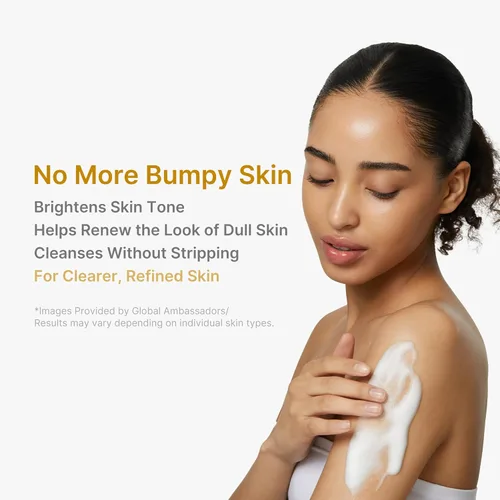 Vista 3 de medicube Jabón corporal y tono de ácido kójico: gel de baño iluminador de cúrcuma con ácido Kojc y tónico ahumado para rostro y cuerpo Rutina