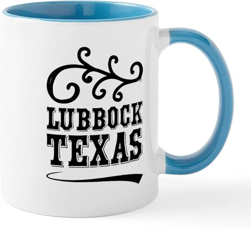 Vista 23 de CafePress – Taza Amarillo Texas – El único Taza de café, taza de café, S, Blanco